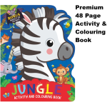 Wild Animal Activity and Colouring Book
